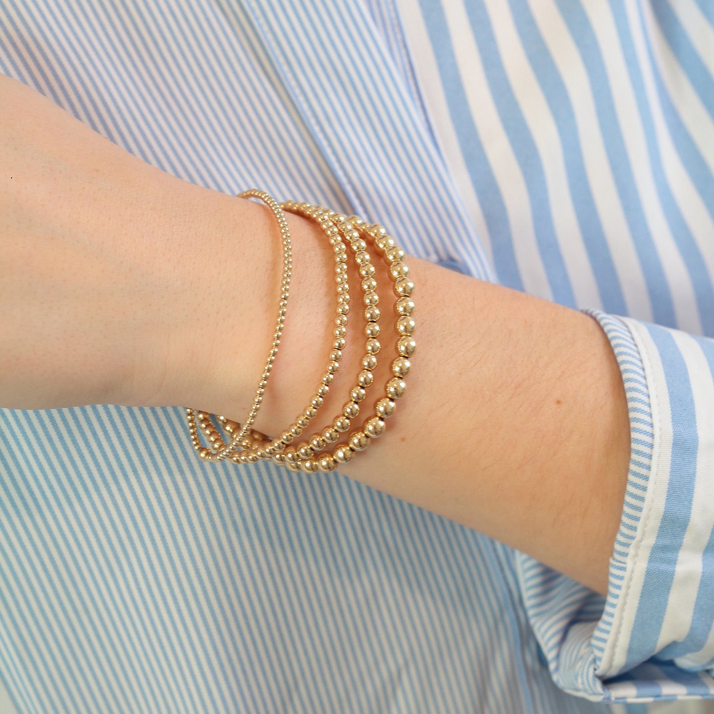 Classic Ball Bead Bracelets