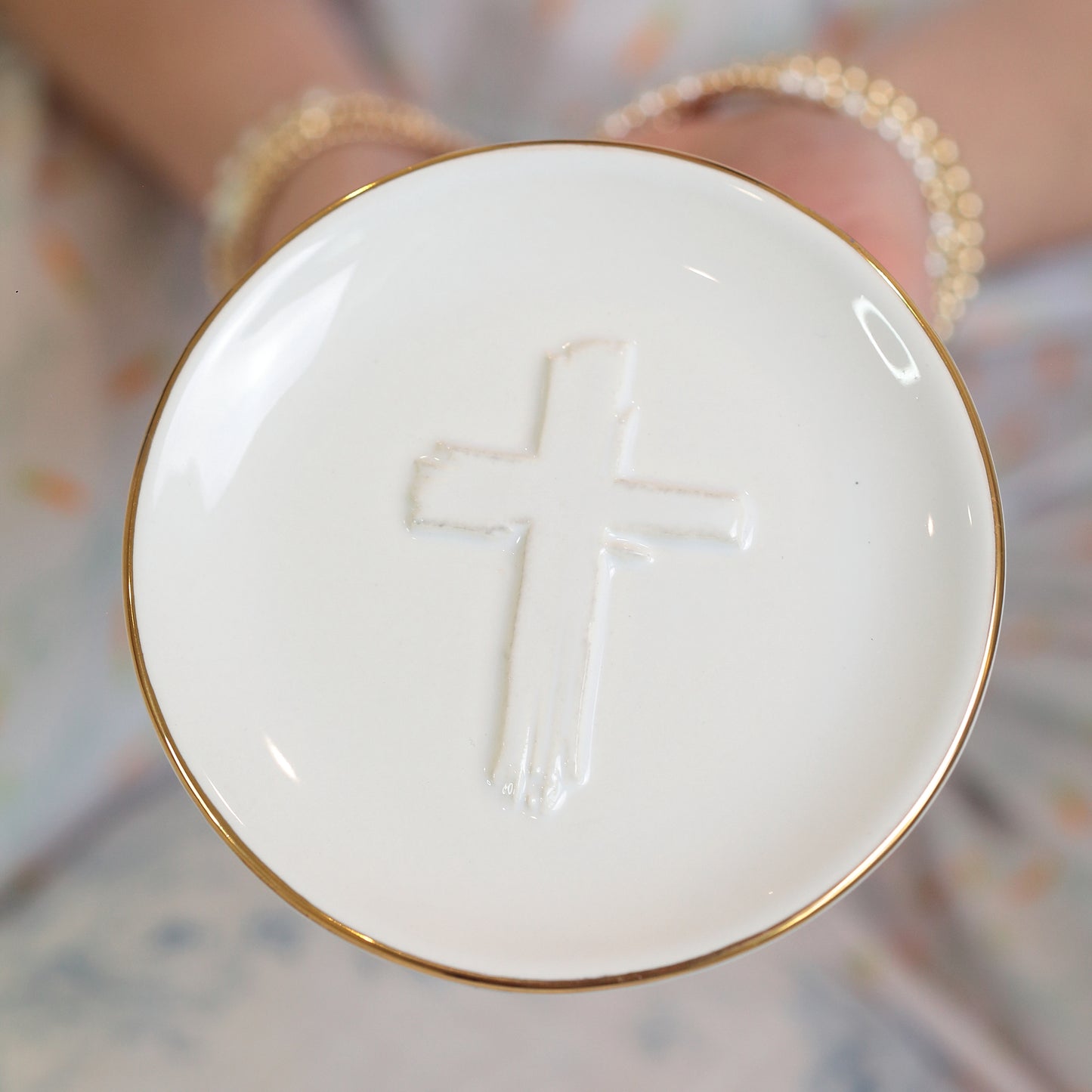 Cross Trinket Dish